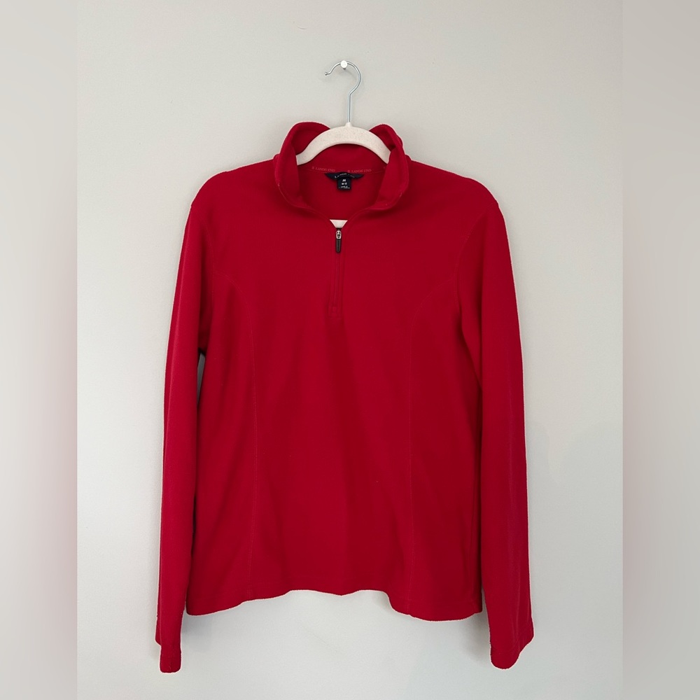 Lands’ End Quarter-zip Fleece